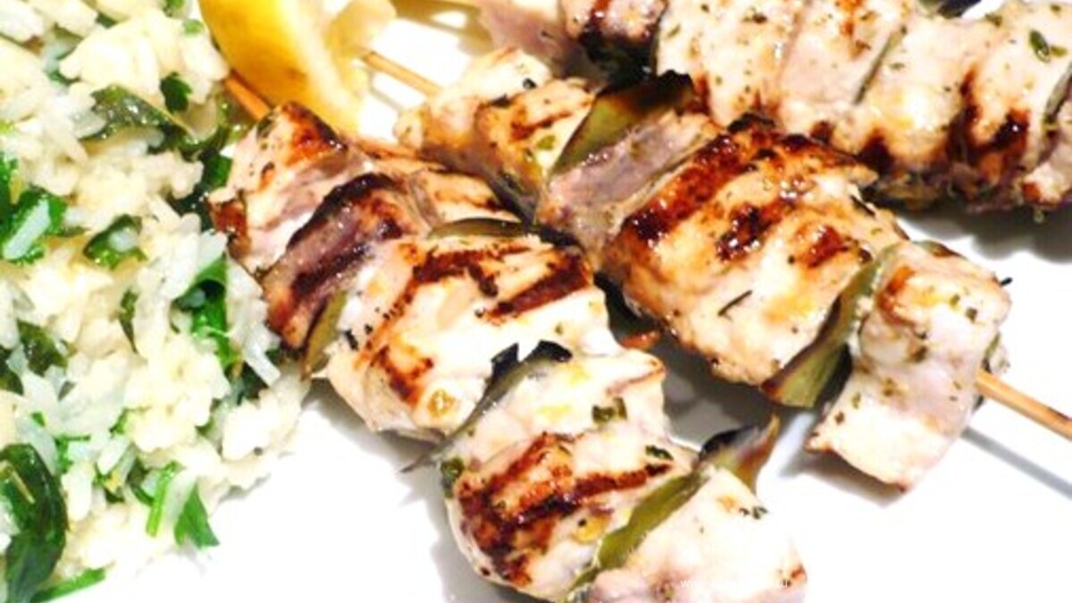 Сувлаки из рыбы