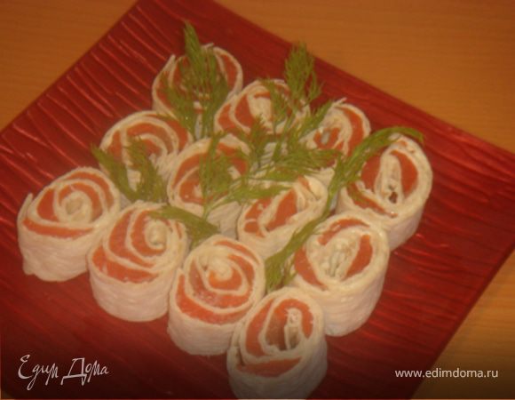 Блины с семгой 