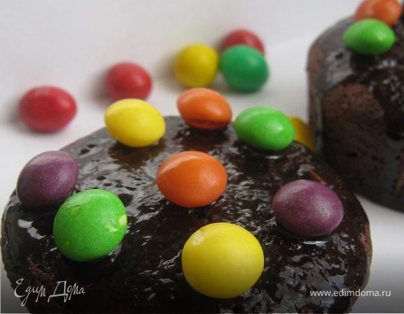 Маффины с кокосовой начинкой  