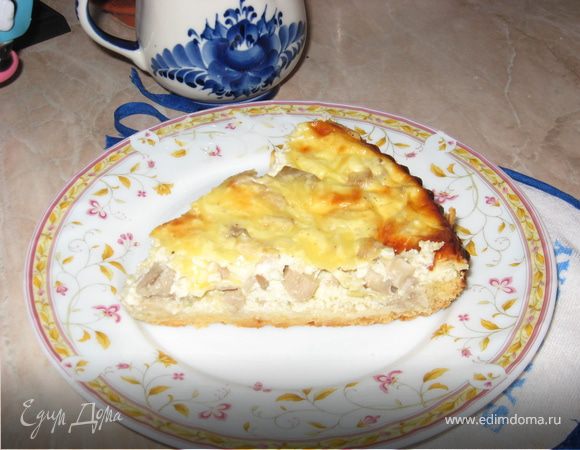 Пирог с грибами "Нежный" Пирог с грибами "Нежный"