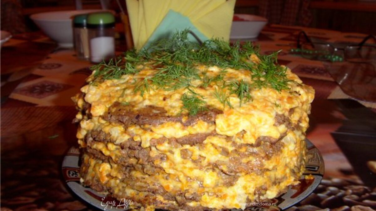 Мой печеночный торт