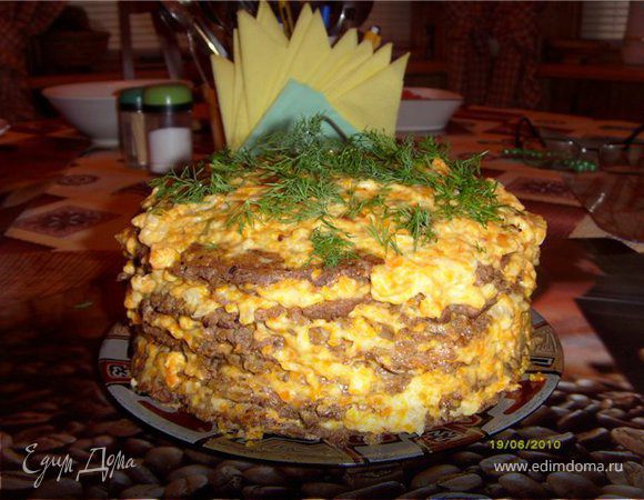 Мой печеночный торт