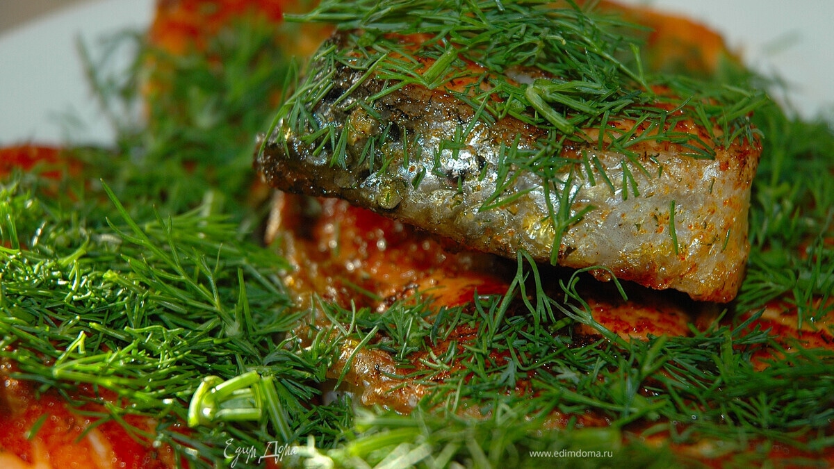 Филе семги гриль