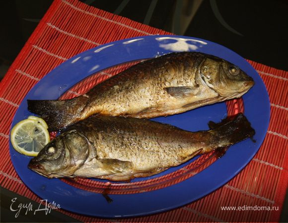 Карп запеченный с медом
