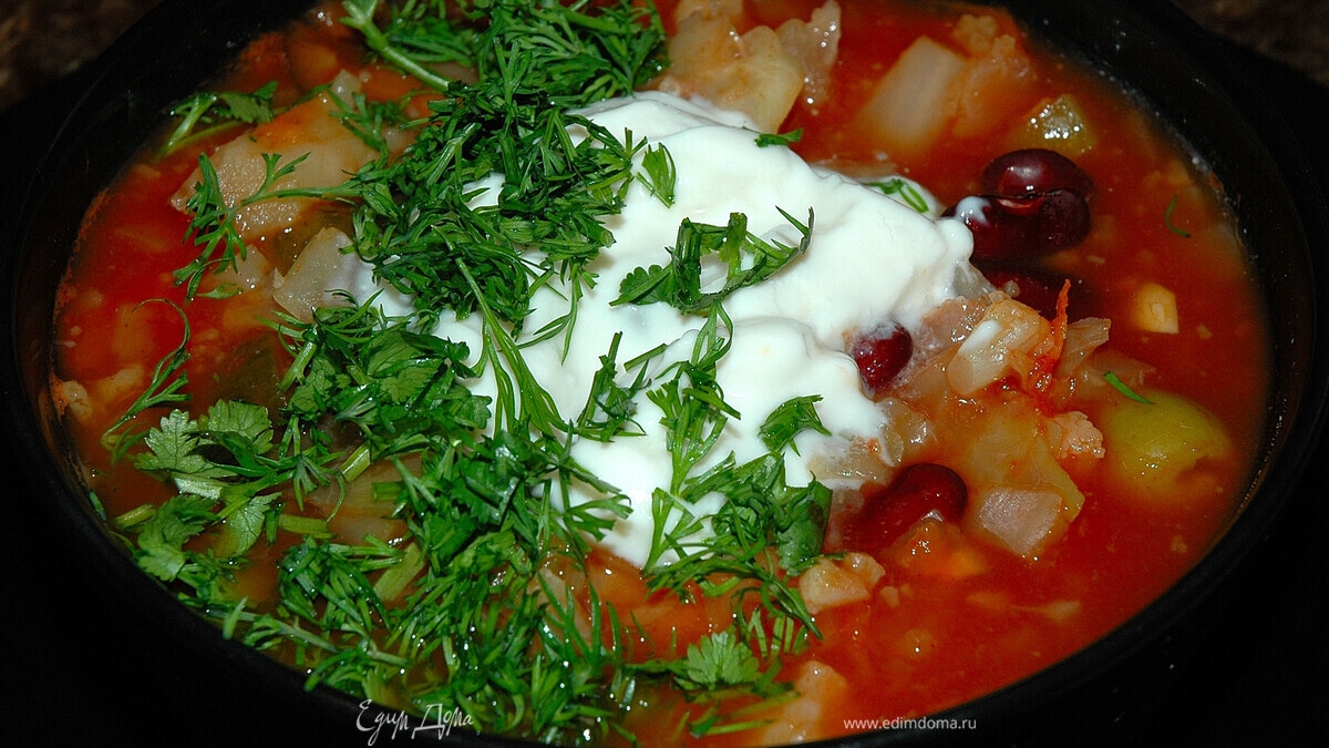 Солянка сборная овощная (Постные дни)