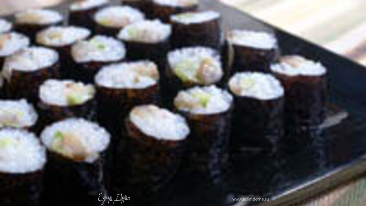 Роллы с рыбой