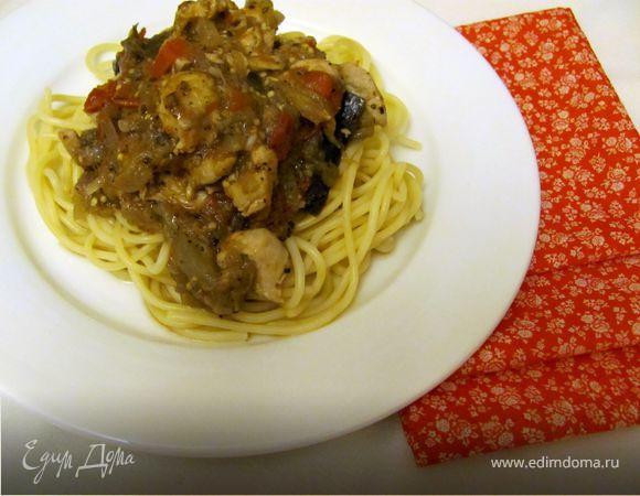 Спагетти с гарниром 