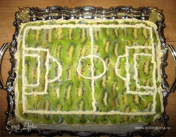 Торт "Футбольное поле"