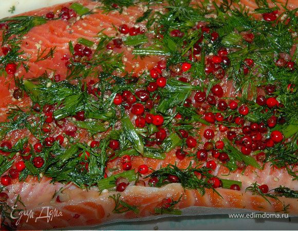 Малосольная форель по-фински (Kirjolohi Suolattu).