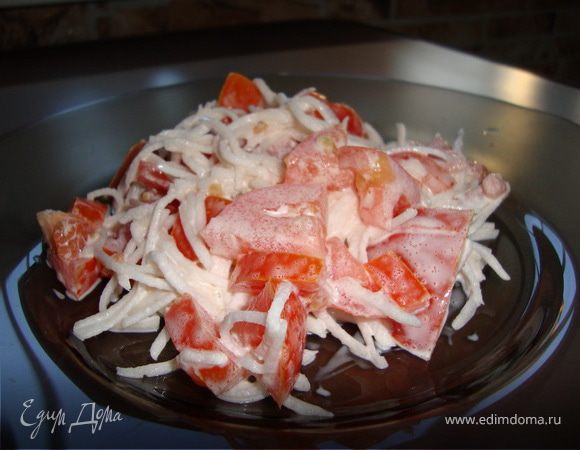 Салат с дайконом