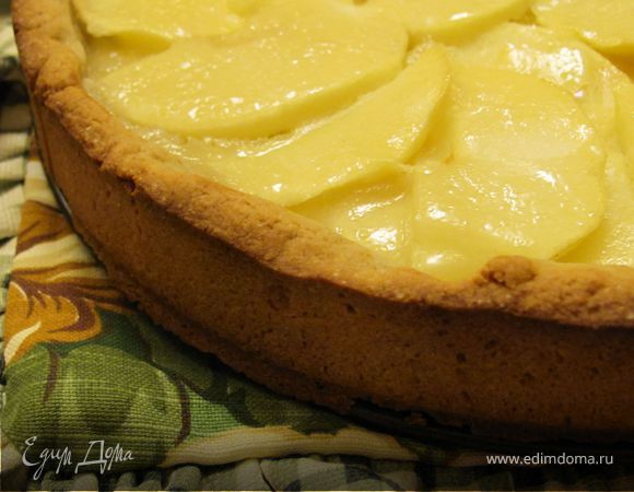 Яблочно - овсяный пирог с кремом Яблочно - овсяный пирог с кремом