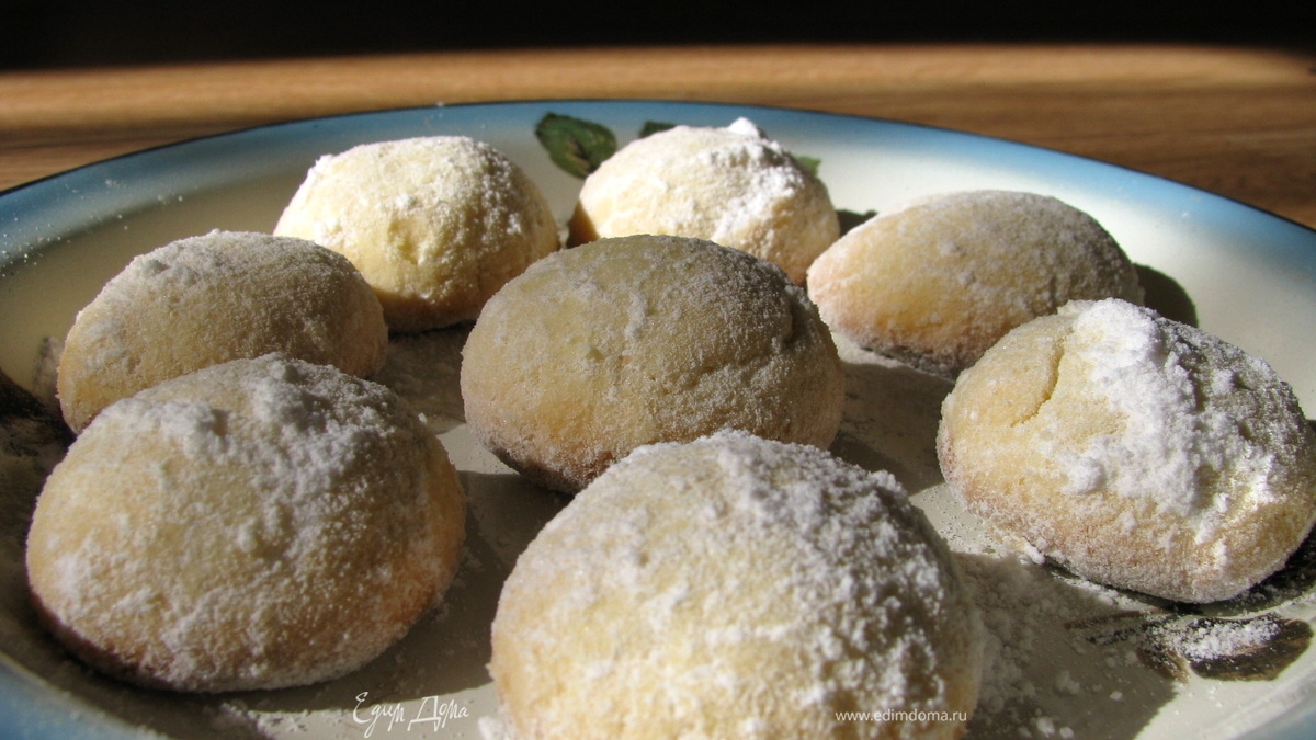 Ароматное песочное печенье