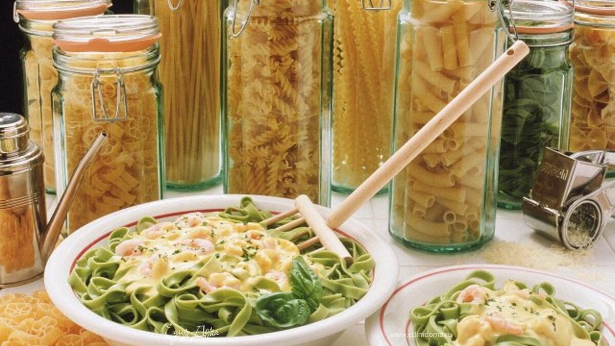 Тальятелле с рыбой