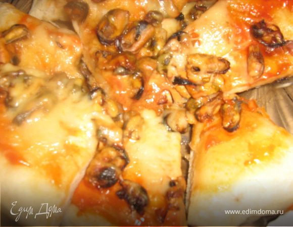 Пицца с мидиями