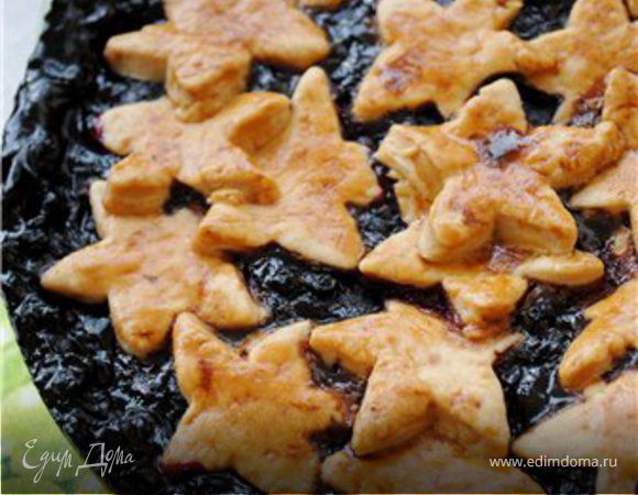 Пирог с черникой