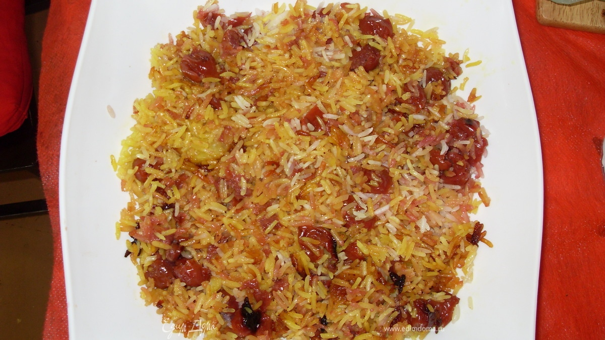 Рис с черешней