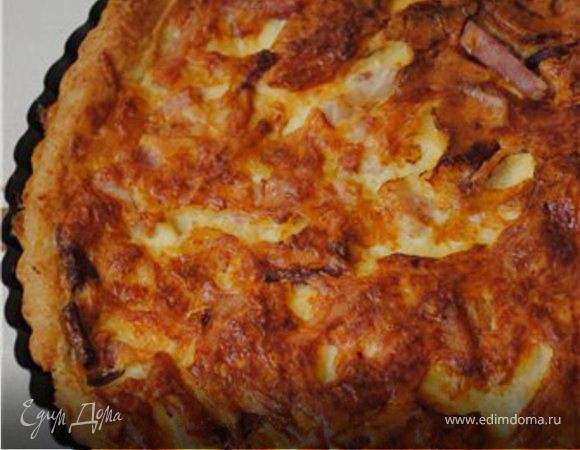 Киш на творожном тесте Киш на творожном тесте