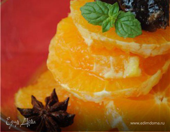 Салат из апельсинов с Кампари Салат из апельсинов с Кампари