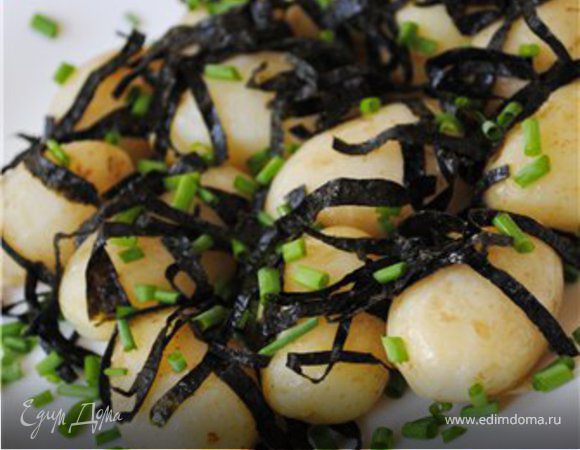 Молодой картофель с нори