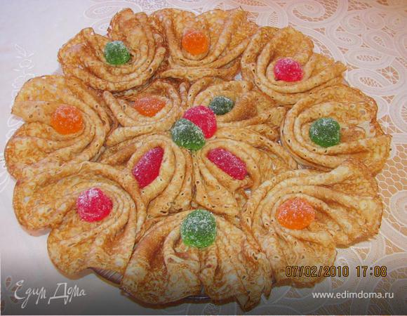 Блинчики "Сладкоежкам" Блинчики "Сладкоежкам"