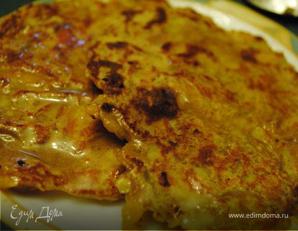 Яблочно-бананово-тыквенные блинчики Яблочно-бананово-тыквенные блинчики