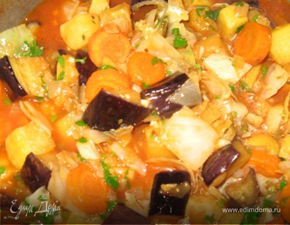 Овощной гарнир с репой Овощной гарнир с репой