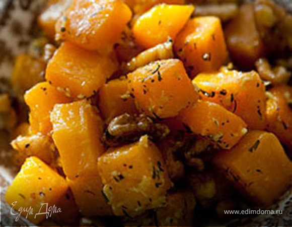 Ореховая тыква с грецкими орехами