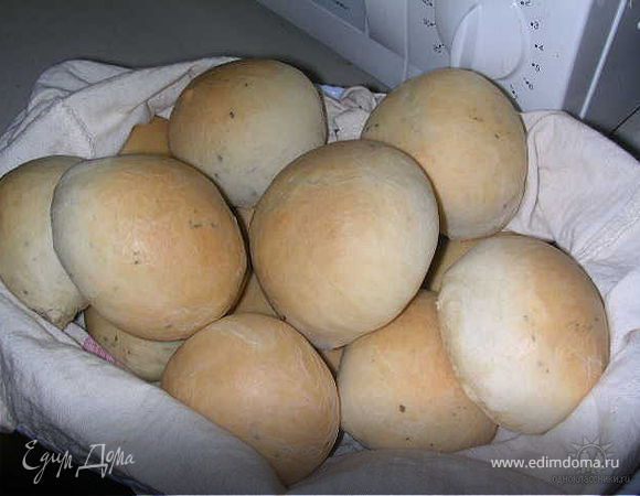 Домашние несладкие булочки с оригано - panini (12 шт.) Домашние несладкие булочки с оригано - panini (12 шт.)