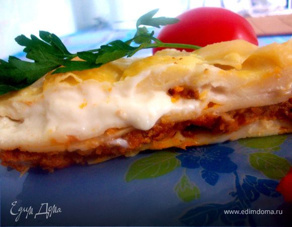 Лазанья по старинному болонскому рецепту Лазанья по старинному болонскому рецепту