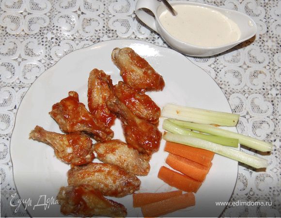 Острые куриные крылышки "Лисья нора" Острые куриные крылышки "Лисья нора"