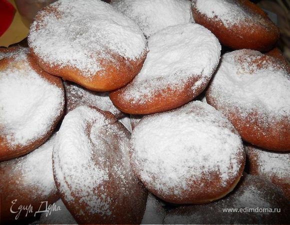 Пончики с начинкой и без Пончики с начинкой и без