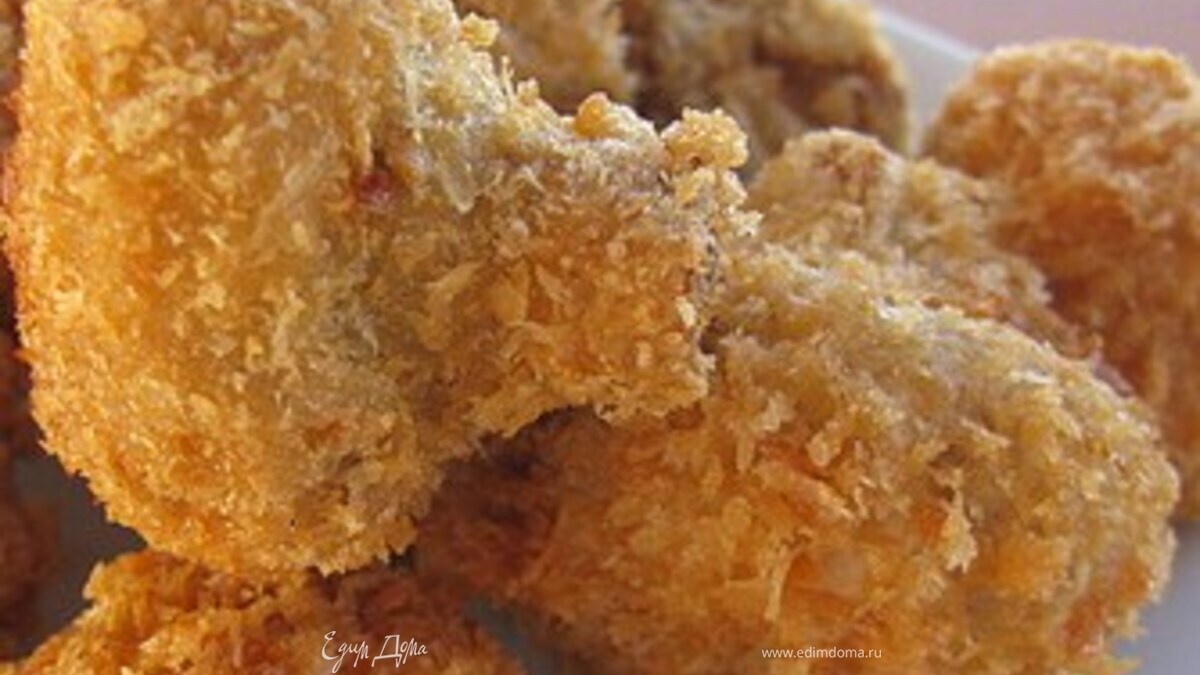 Хрустящие шампиньоны в чесночном соусе