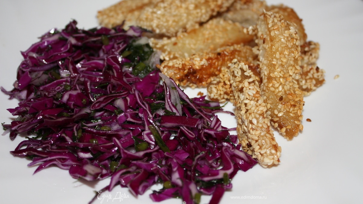 Морской язык в кунжуте