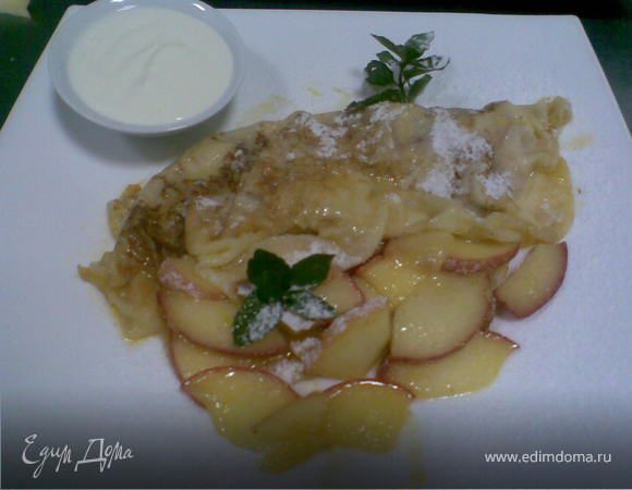 Блинчики с яблоками