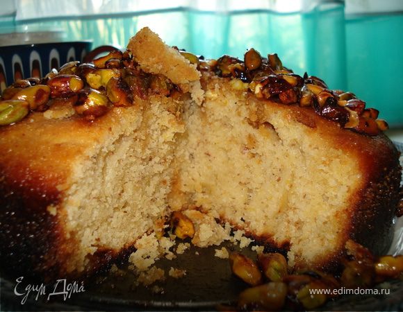 Греческий медовый пирог с фисташками Греческий медовый пирог с фисташками