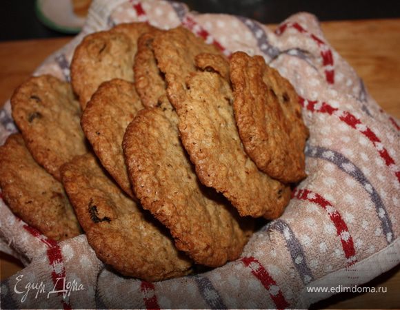 Вкусное овсяное печенье Вкусное овсяное печенье