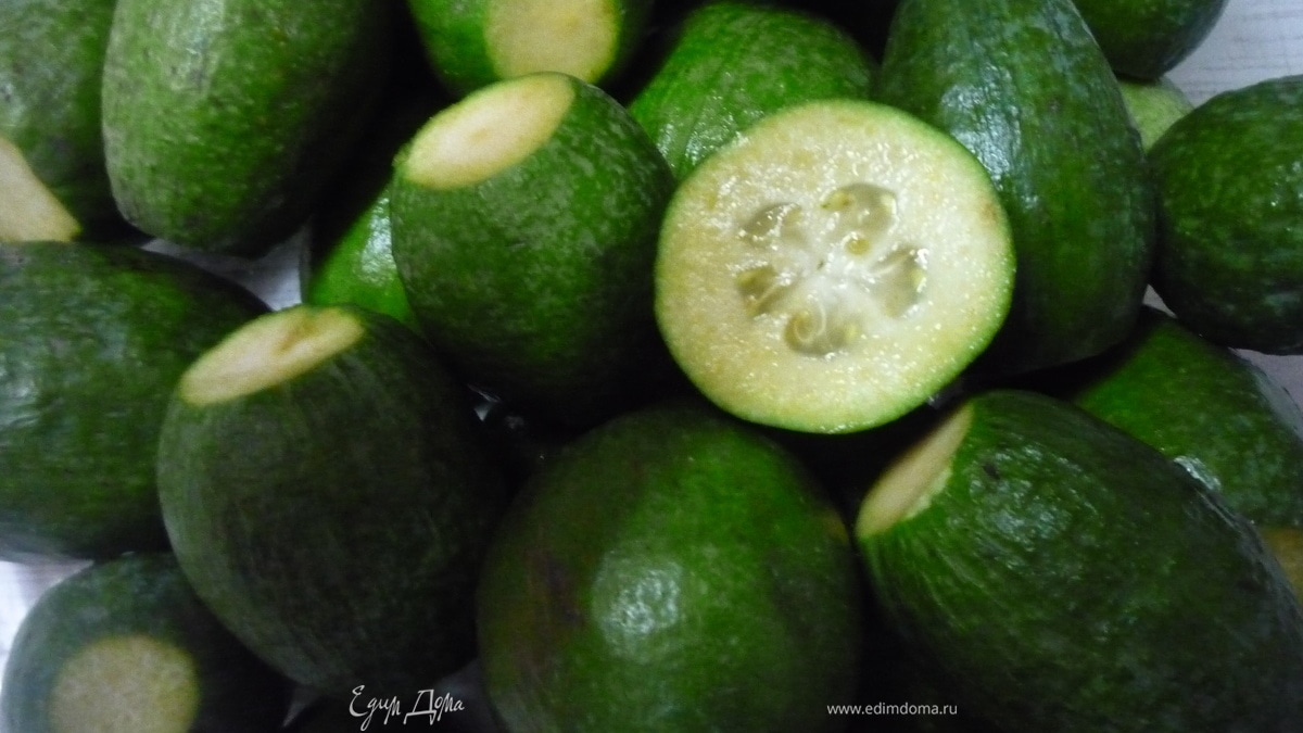 Варенье из фейхоа с цитрусовыми без термической обработки