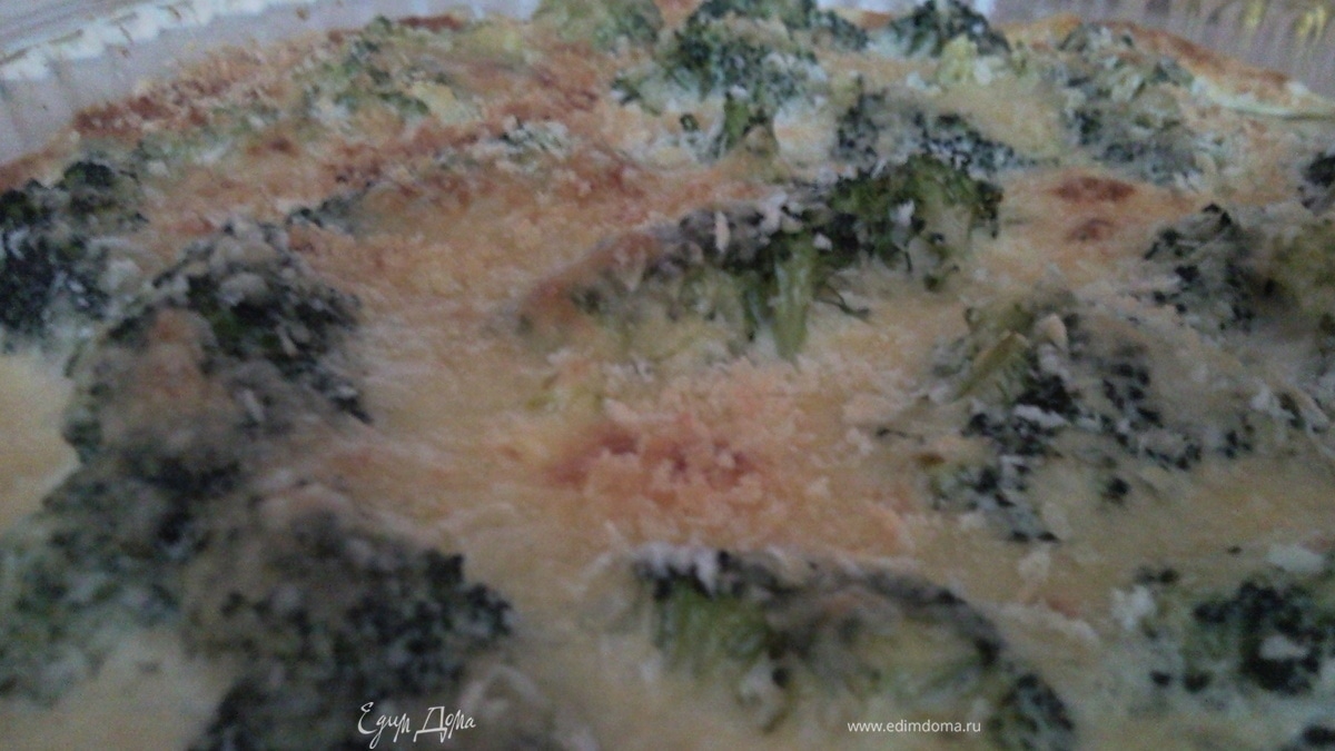 Брокколи в нежном суфле с хрустящей корочкой