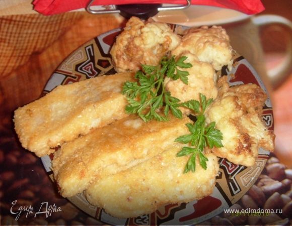 Рыбное филе в картофельных хлопьях Рыбное филе в картофельных хлопьях