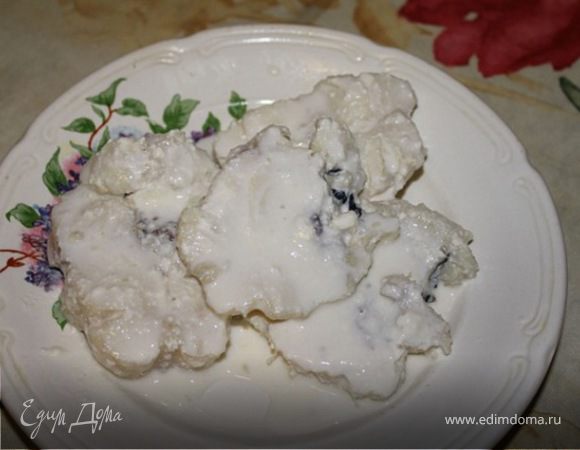 Треска в сметане