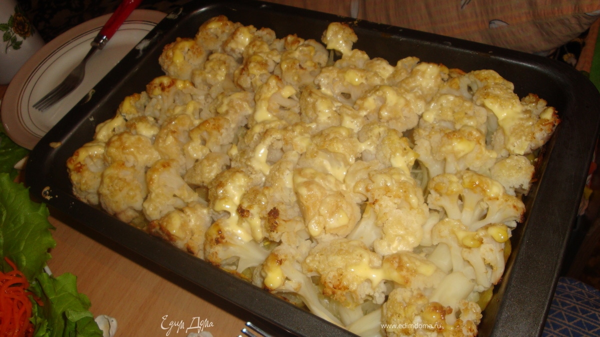 Запеканка из картошки и цветной капусты