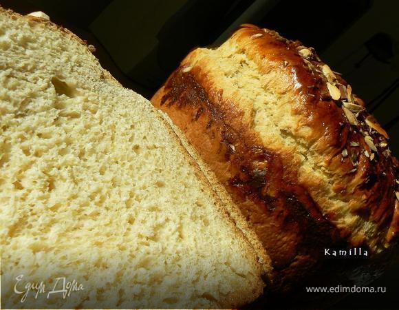 Сладкий хлеб с апельсином и кардамоном Сладкий хлеб с апельсином и кардамоном