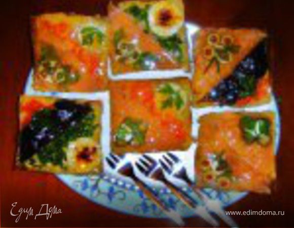 Закусочные бутерброды «Под стеклом»