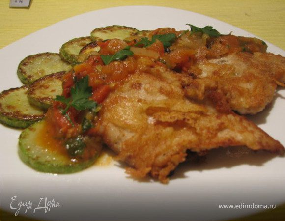 Куринные грудки в сырной корочке