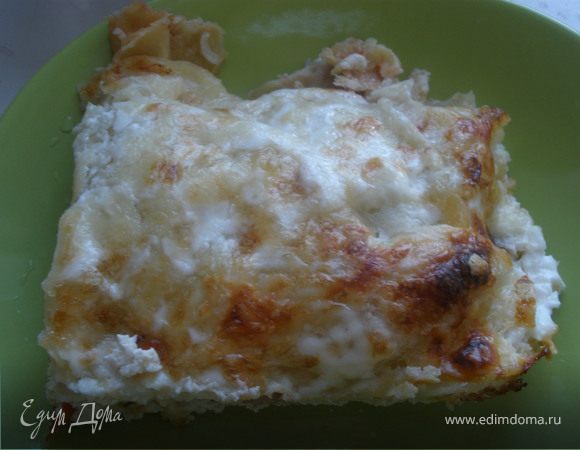 Лазанья из слоеного теста Лазанья из слоеного теста