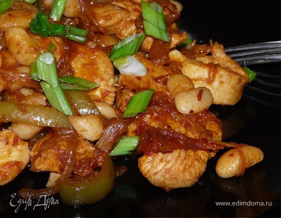 Острая курица по-средиземноморски
