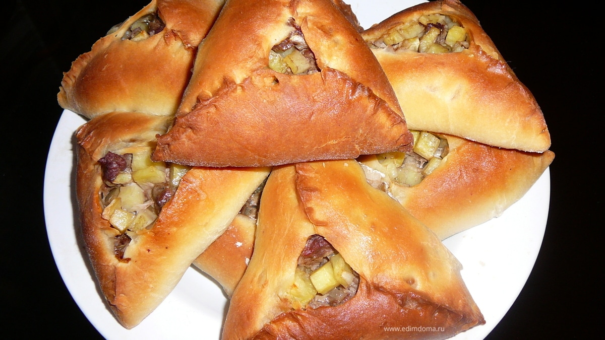 Настоящий татарский эчпочмак