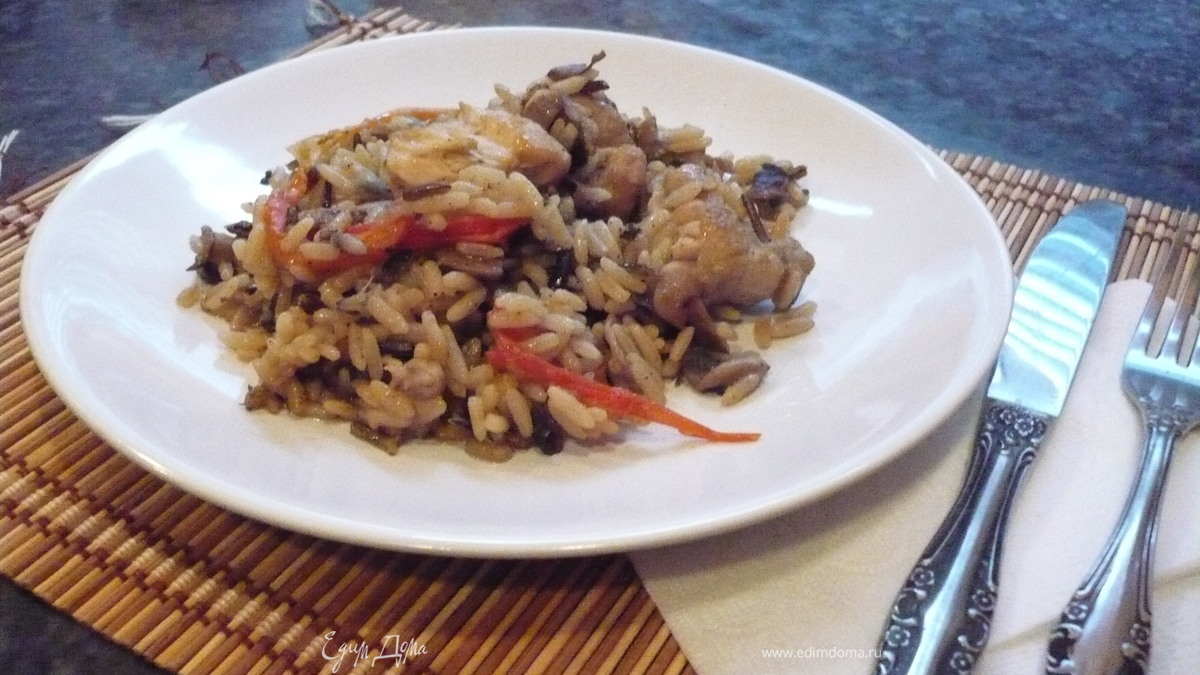 Курица "Пестрая" с рисом