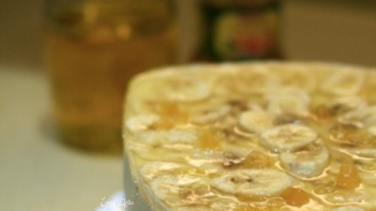 Творог+сливки+банан