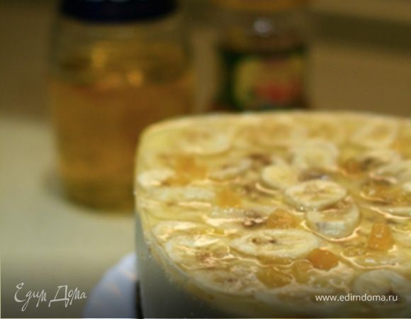 Творог+сливки+банан Творог+сливки+банан